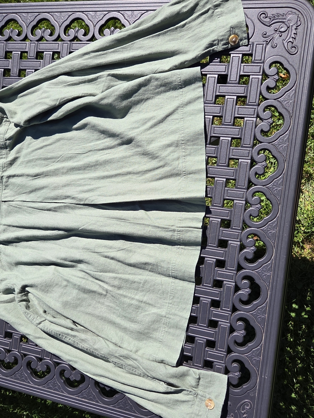 Lucky Brand Moss Green Utility Jacket with Button Front - Picture 8 of 16